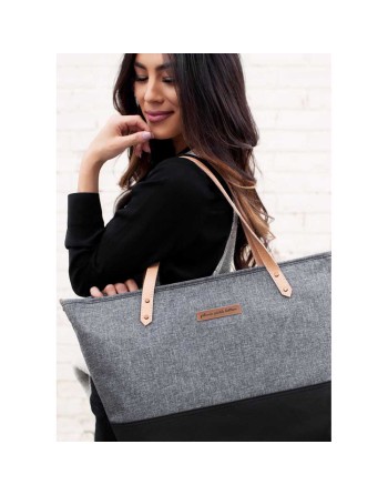 Petunia Pickle Bottom Tote Downtown - Bolso Maternal Grande para Carrito de Bebé