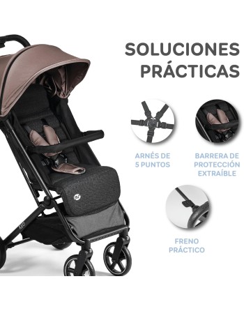 Silla de Paseo Keo Beige | Ligera, Compacta y hasta 22 kg.