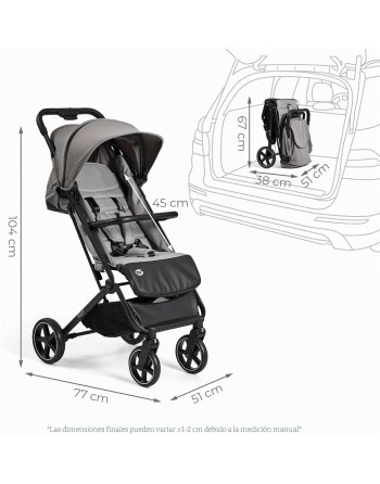 Silla de Paseo Keo gris